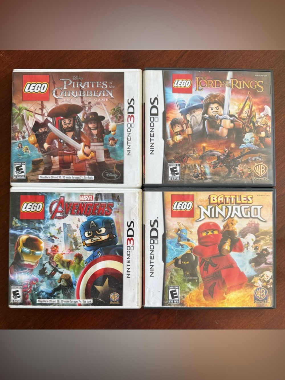 Nintendo DS/3DS LEGO Video Game Bundle - 4 games total
